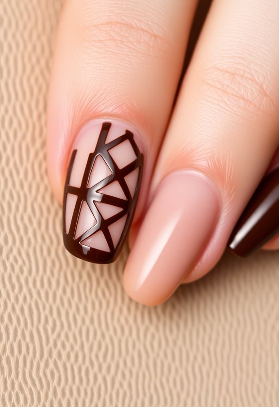 Brown Negative Space