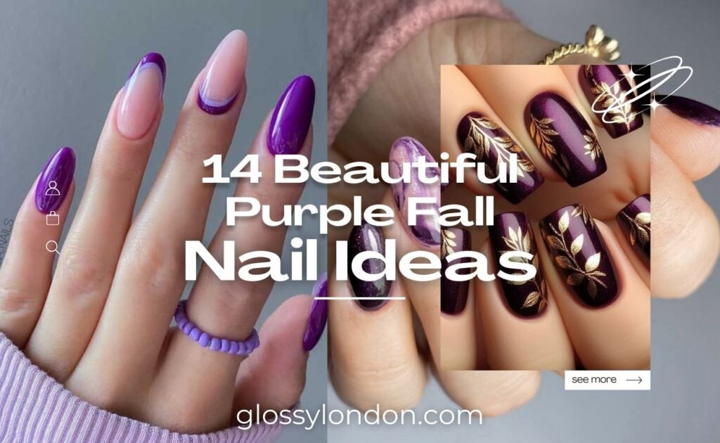 14 Beautiful Purple Fall Nail Ideas