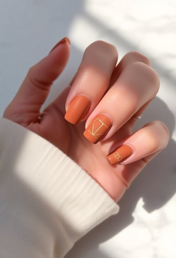 Minimalist Fall Geometric Design