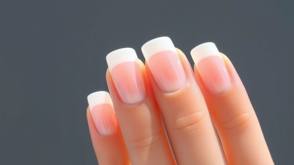 Crystal Clear French Tips