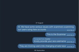 Fake Telegram Chat